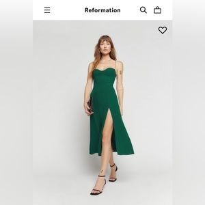 Juliette dress emerald green size 8